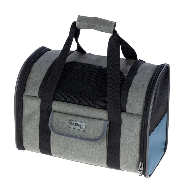 kerbl-sac-dos-pour-chien-vacation-gris-bleu-43x24x30-cm image 1