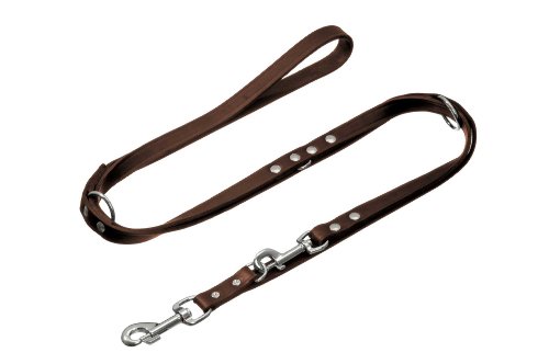 karlie-flamingo-rondo-laisse-cuir-chien-entra-nement-200-cm-18-mm-marron image 6