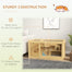 pawhut-habitat-hamster-extra-large-2-pi-ces-100-x-50-x-50-cm-naturel image 8