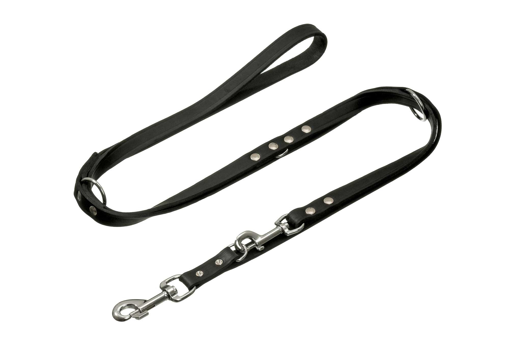karlie-rondo-laisse-en-cuir-noir-18-mm-x-200-cm image 1