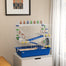 pawhut-cage-hamster-4-tages-avec-tunnels-roue-et-cabane-bleu-78x45x73-cm image 2