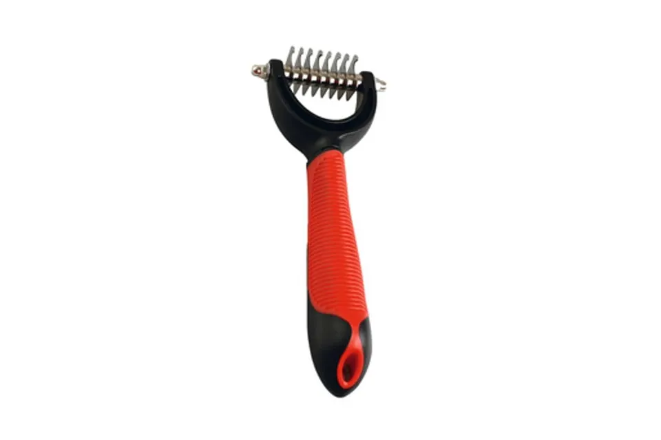 karlie-d-m-lant-avec-poign-e-caoutchouc-rouge-noir-8-x-7-x-4-cm image 1