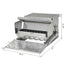 pawhut-mangeoire-automatique-poules-30-lbs-13-6-kg-galvanis-e-anti-intemp-ries image 5