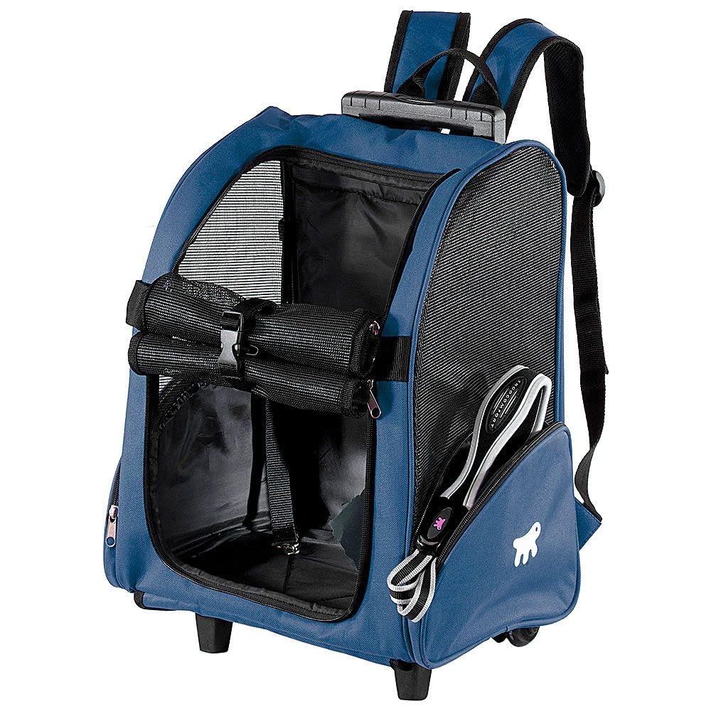 ferplast-trolley-sac-de-transport-roulettes-et-sac-dos-pour-chats-et-petits-chie image 8