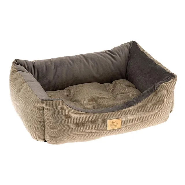 ferplast-chester-60-lit-pour-chiens-et-chats-marron image 1