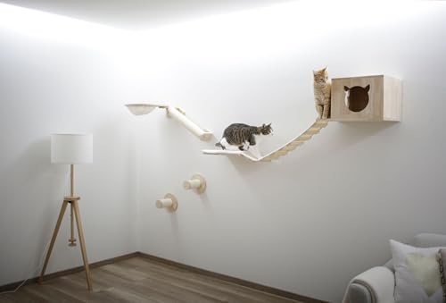 kerbl-anden-mur-d-escalade-pour-chat-grand-format-8-pi-ces-bois-massif image 7