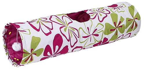 kerbl-tunnel-pour-chat-flower-multicolor-nylon-90x25cm image 6