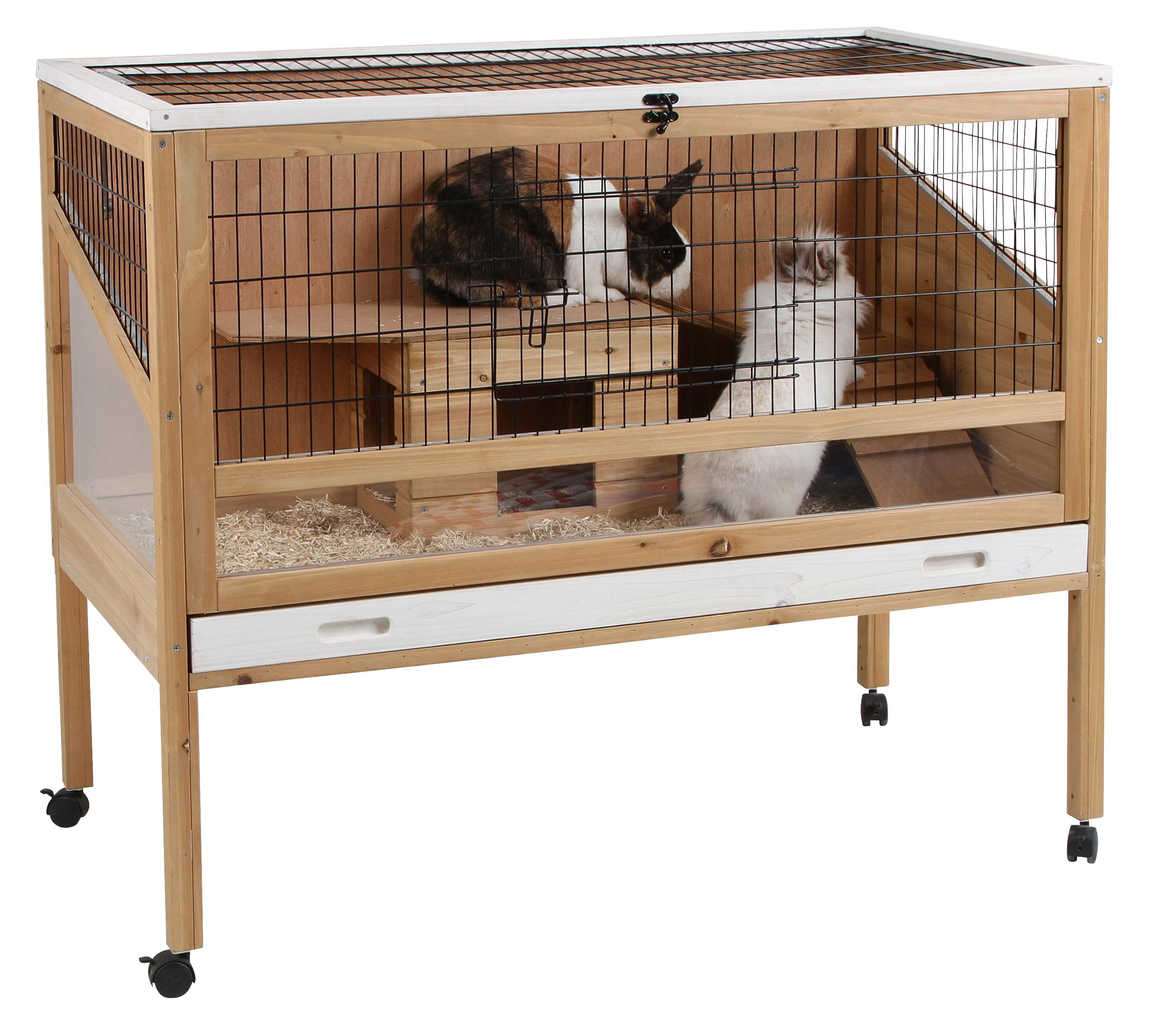 kerbl-pet-cage-indoor-deluxe-115x60x92-5-cm-bois-pour-lapins-et-rongeurs image 2