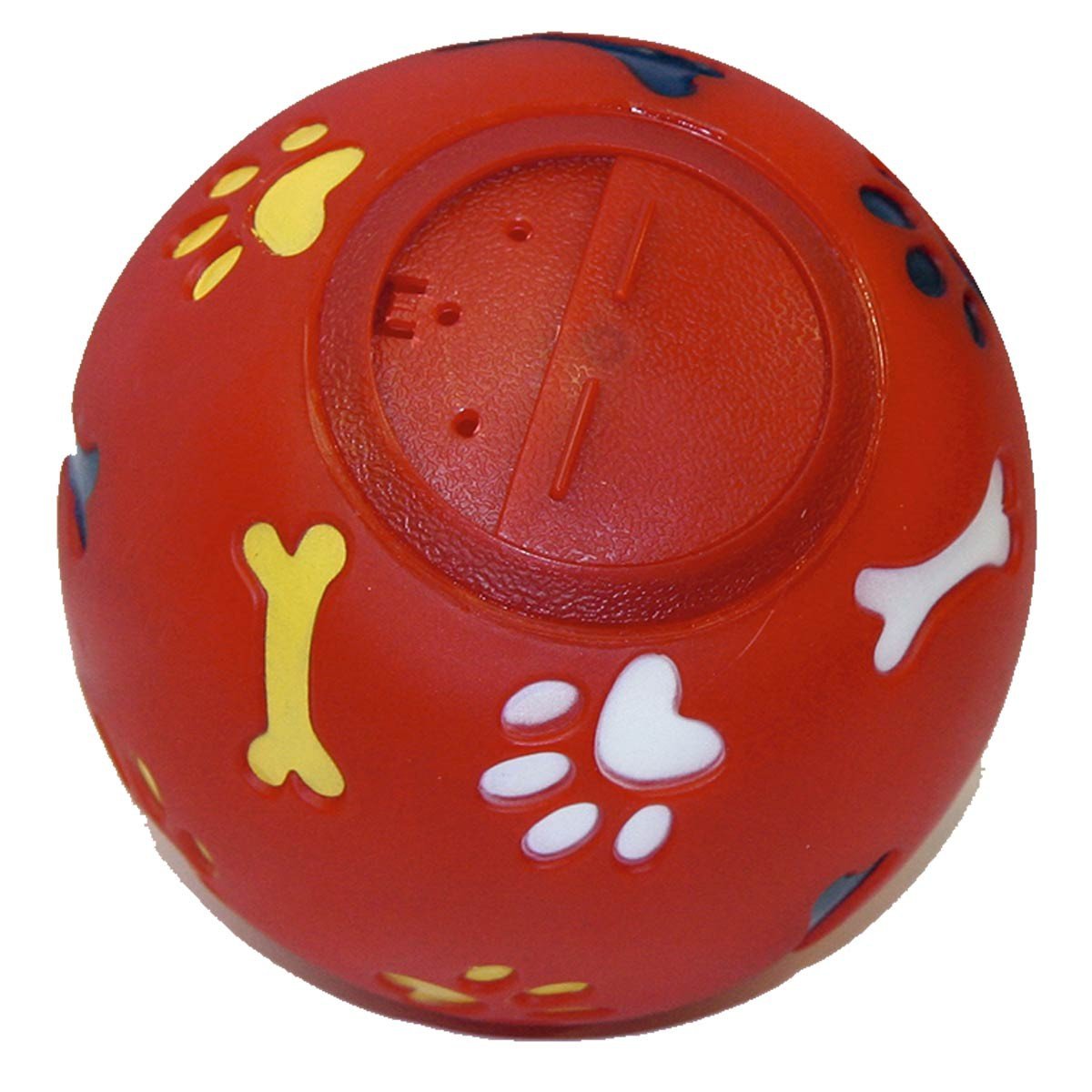 kerbl-balle-snack-distributrice-de-friandises-pour-chien-11-cm-rouge image 2