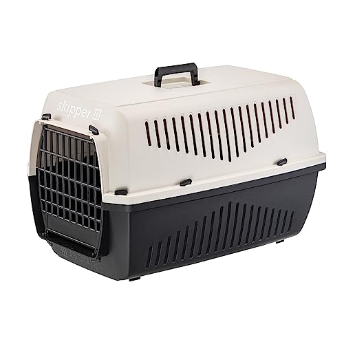 ferplast-skipper-3-caisse-de-transport-rigide-62x41xh38-cm-beige-max-10-kg image 8