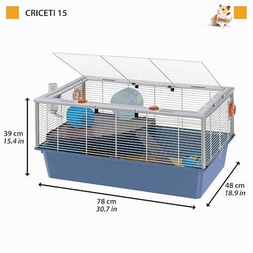 ferplast-criceti-15-cage-hamster-m-tal-78-x-48-x-39-cm-avec-accessoires image 4