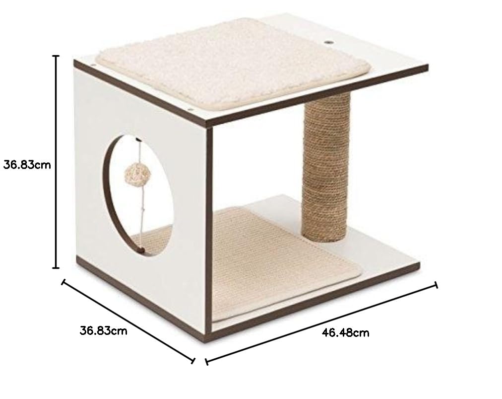 catit-vesper-stol-arbre-chat-tabouret-blanc image 4