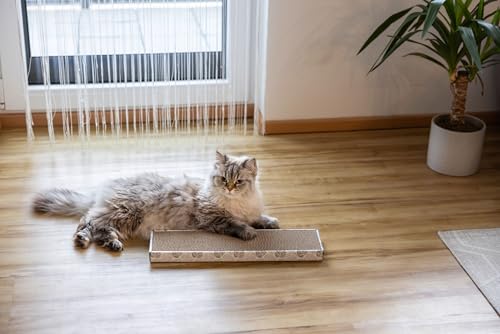 kerbl-pet-flat-planche-gratter-pour-chat-46-x-12-x-3-cm-carton-ondul-recycl image 7