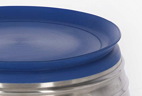 kerbl-gamelle-inox-anti-glisse-1900-ml-avec-ventouse-silicone image 5
