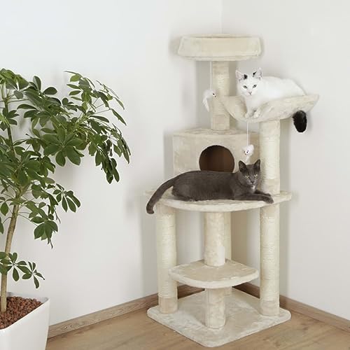kerbl-pet-arbre-chat-d-angle-zirkonia-beige-50x60x130-cm image 8