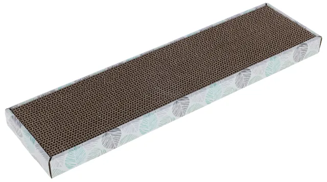 kerbl-pet-flat-planche-gratter-pour-chat-46-x-12-x-3-cm-carton-ondul-recycl image 1
