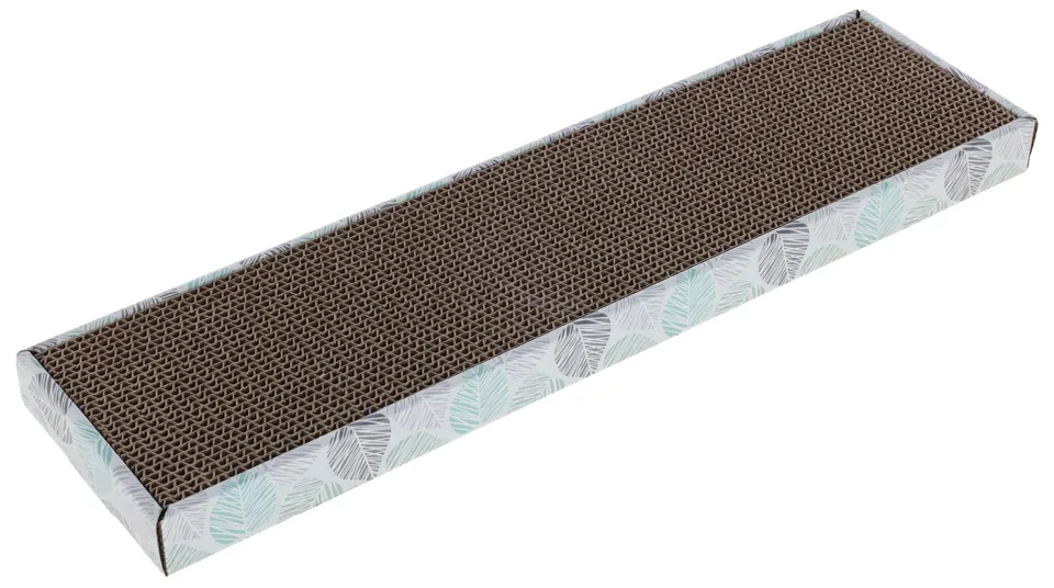 kerbl-pet-flat-planche-gratter-pour-chat-46-x-12-x-3-cm-carton-ondul-recycl image 1