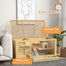 pawhut-habitat-hamster-extra-large-2-pi-ces-100-x-50-x-50-cm-naturel image 6
