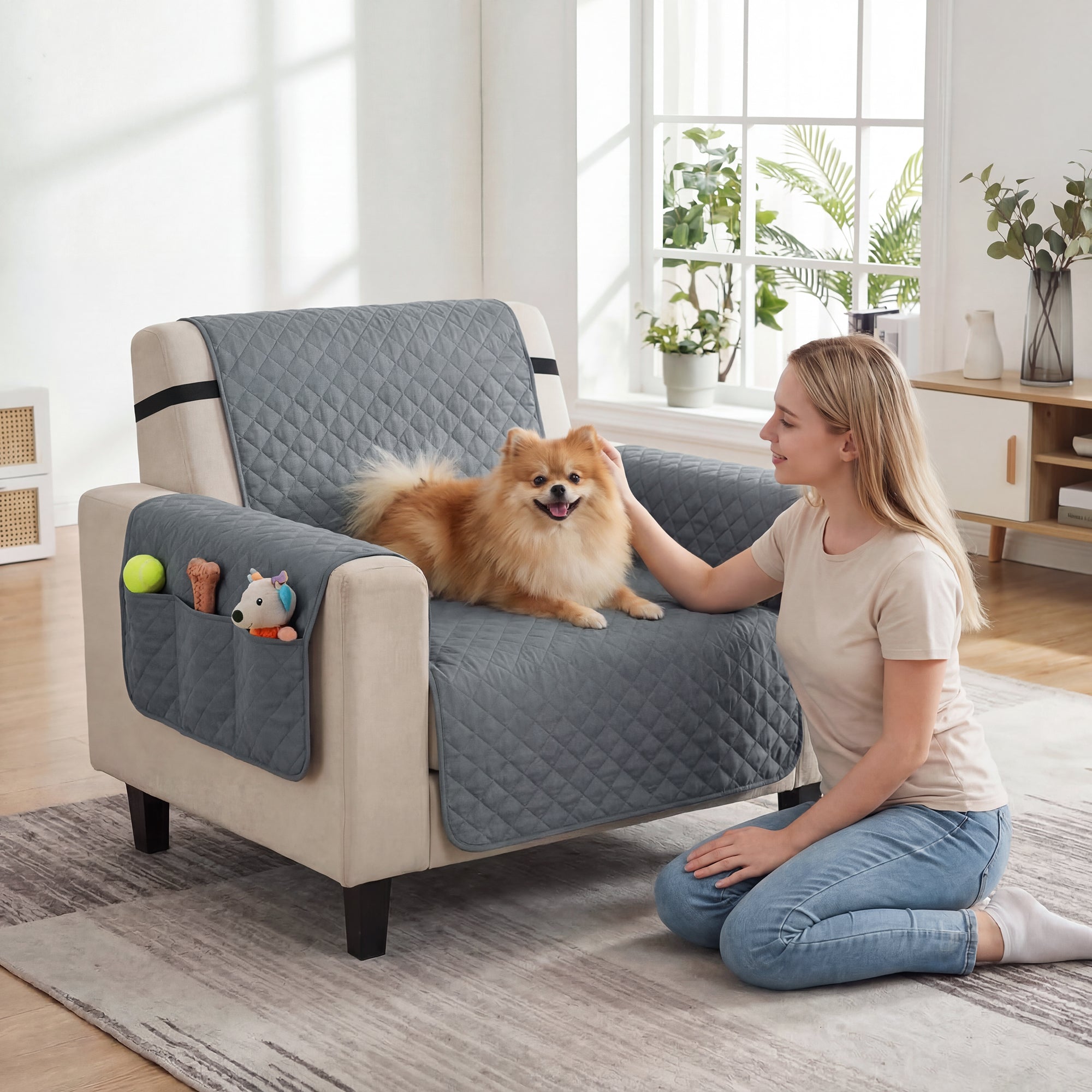 pawhut-housse-de-canap-imperm-able-antid-rapante-pour-chiens-et-chats-gris image 3
