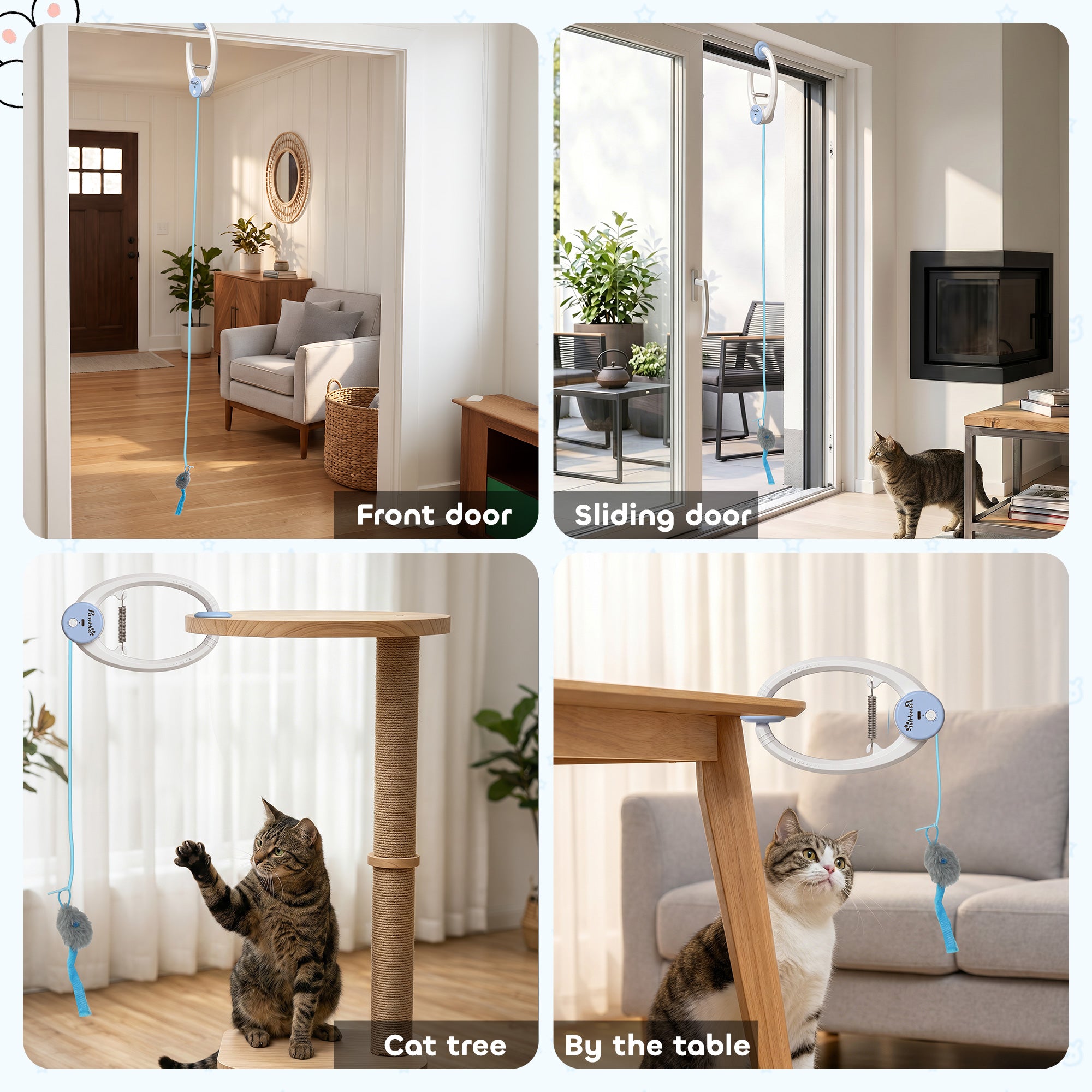 pawhut-jouet-chat-automatique-souris-rebondissante-suspendre-usb-rechargeable image 8