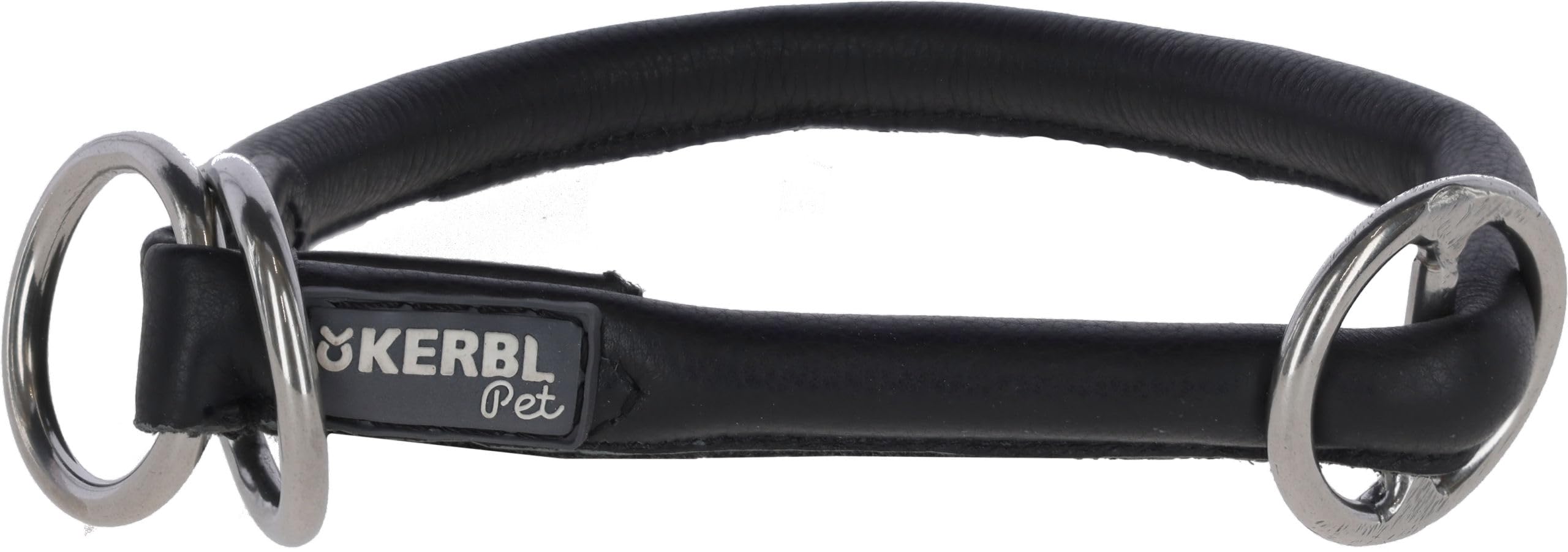 kerbl-roma-collier-trangleur-chien-en-cuir-rond-noir-45-cm-x-8-mm image 5