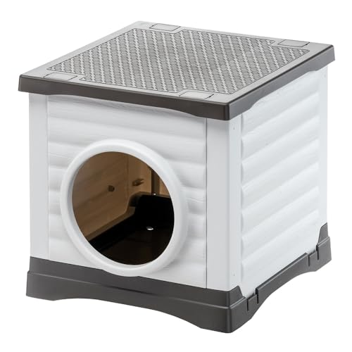 ferplast-petvilla-50-niche-d-ext-rieur-pour-chien-chat-et-lapin-38-5-x-43-x-h-38 image 6