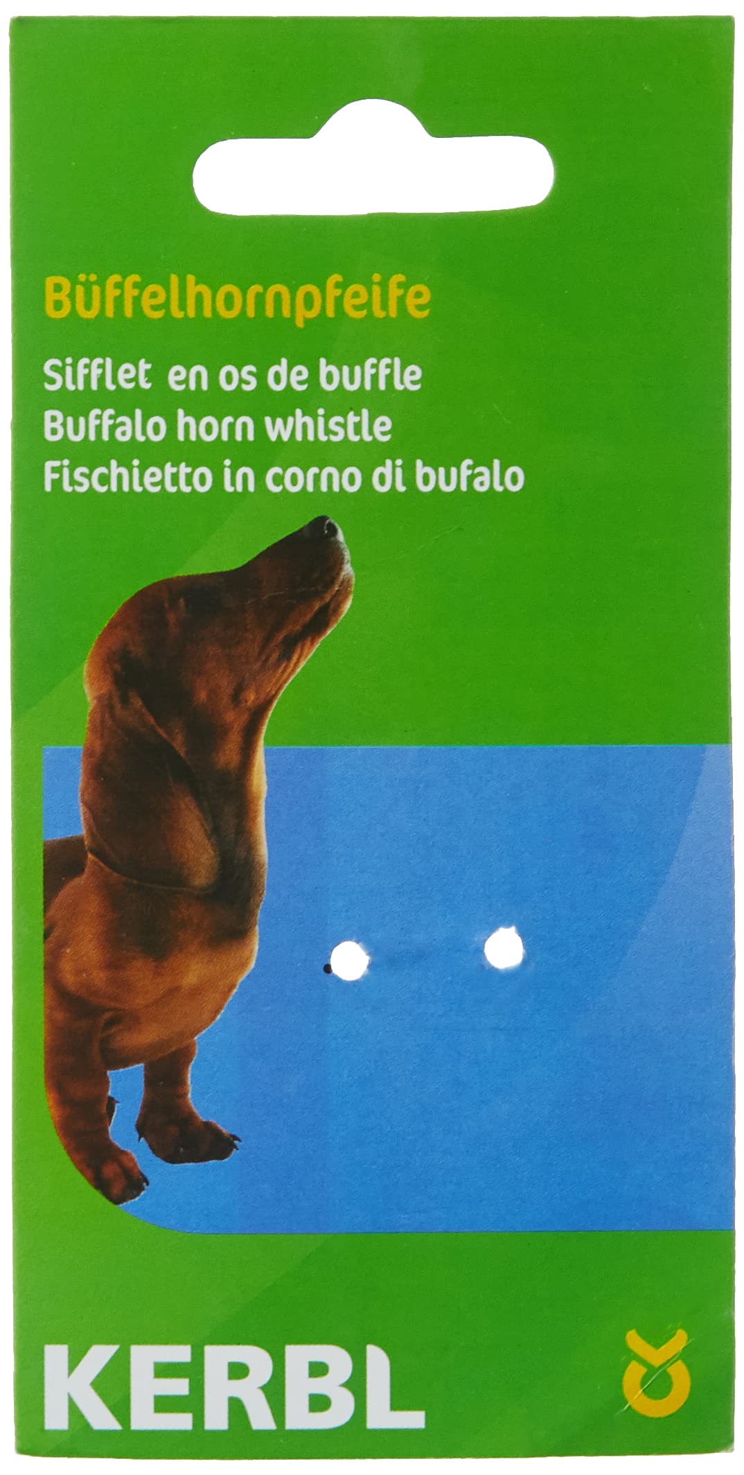 kerbl-pet-sifflet-2-tons-ducation-chien-noir-6-5-cm image 3