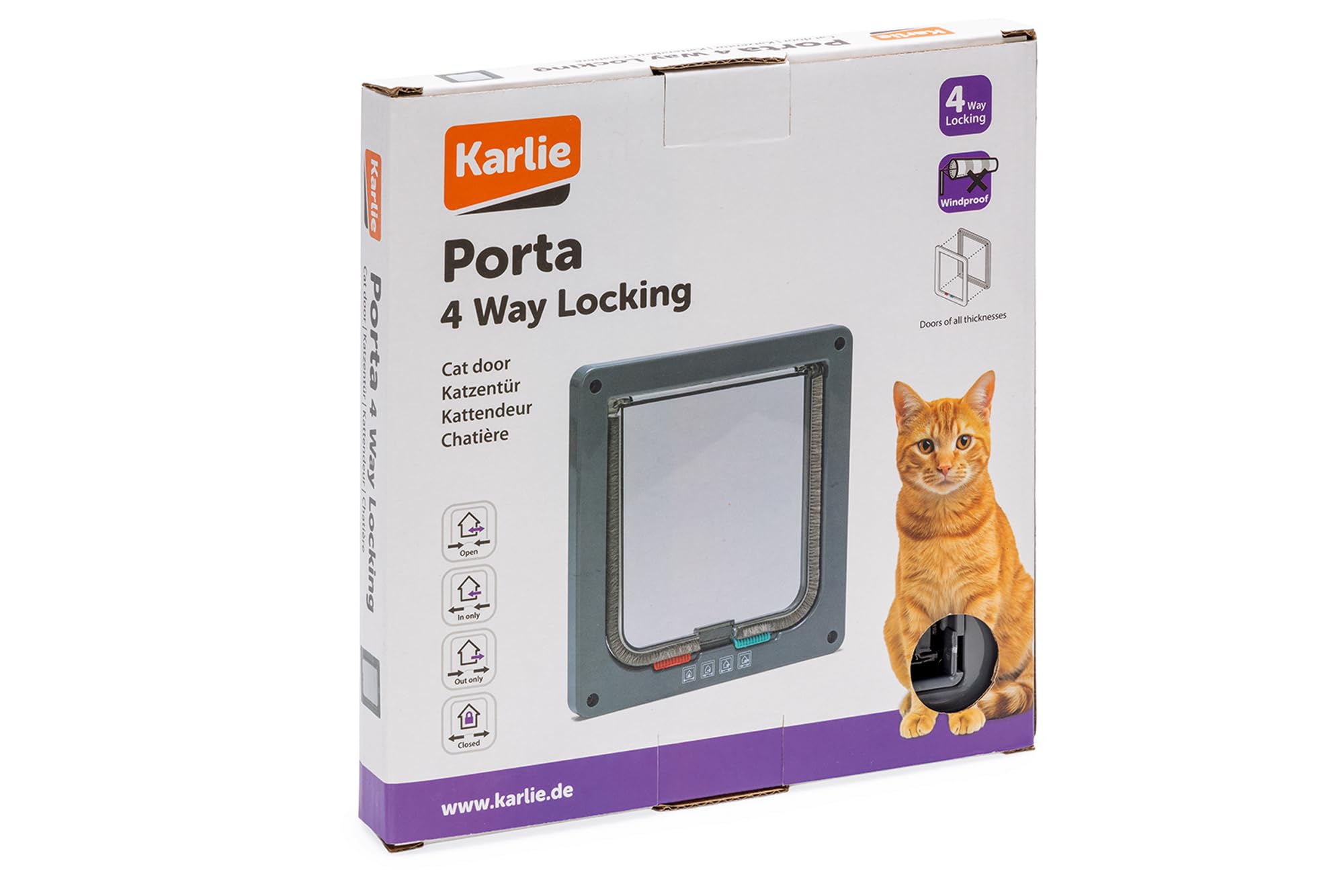 karlie-chati-re-4-voies-19-2-x-20-cm-anthracite-avec-fermeture-magn-tique image 4