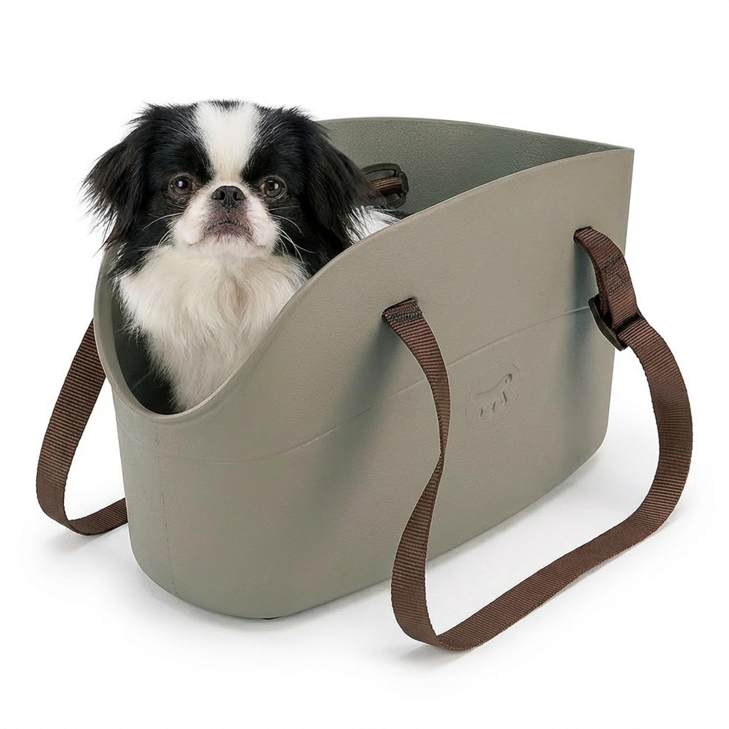 ferplast-with-me-small-sac-transport-chien-eva-taupe-14-x-35-x-h-22-cm image 1