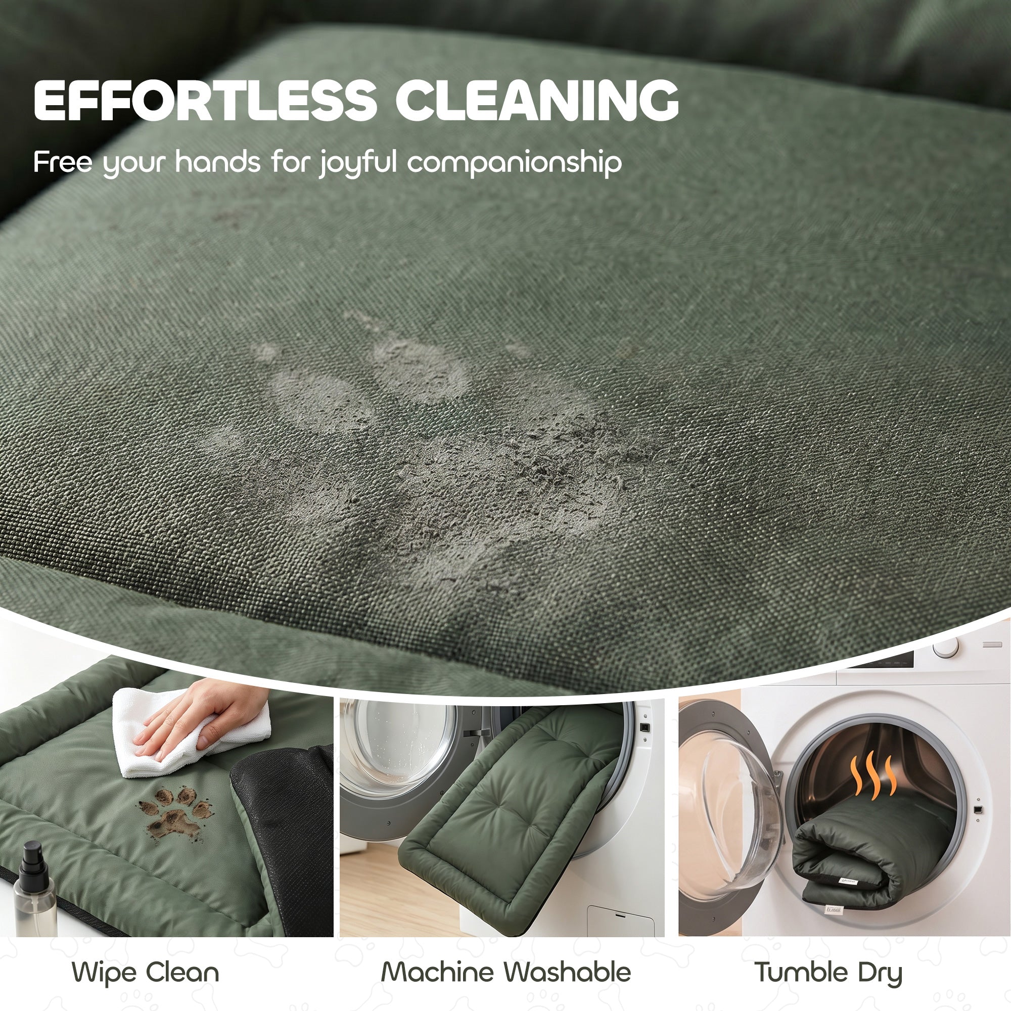 pawhut-matelas-pliable-imperm-able-pour-chien-130-x-85-x-7-cm-vert image 7