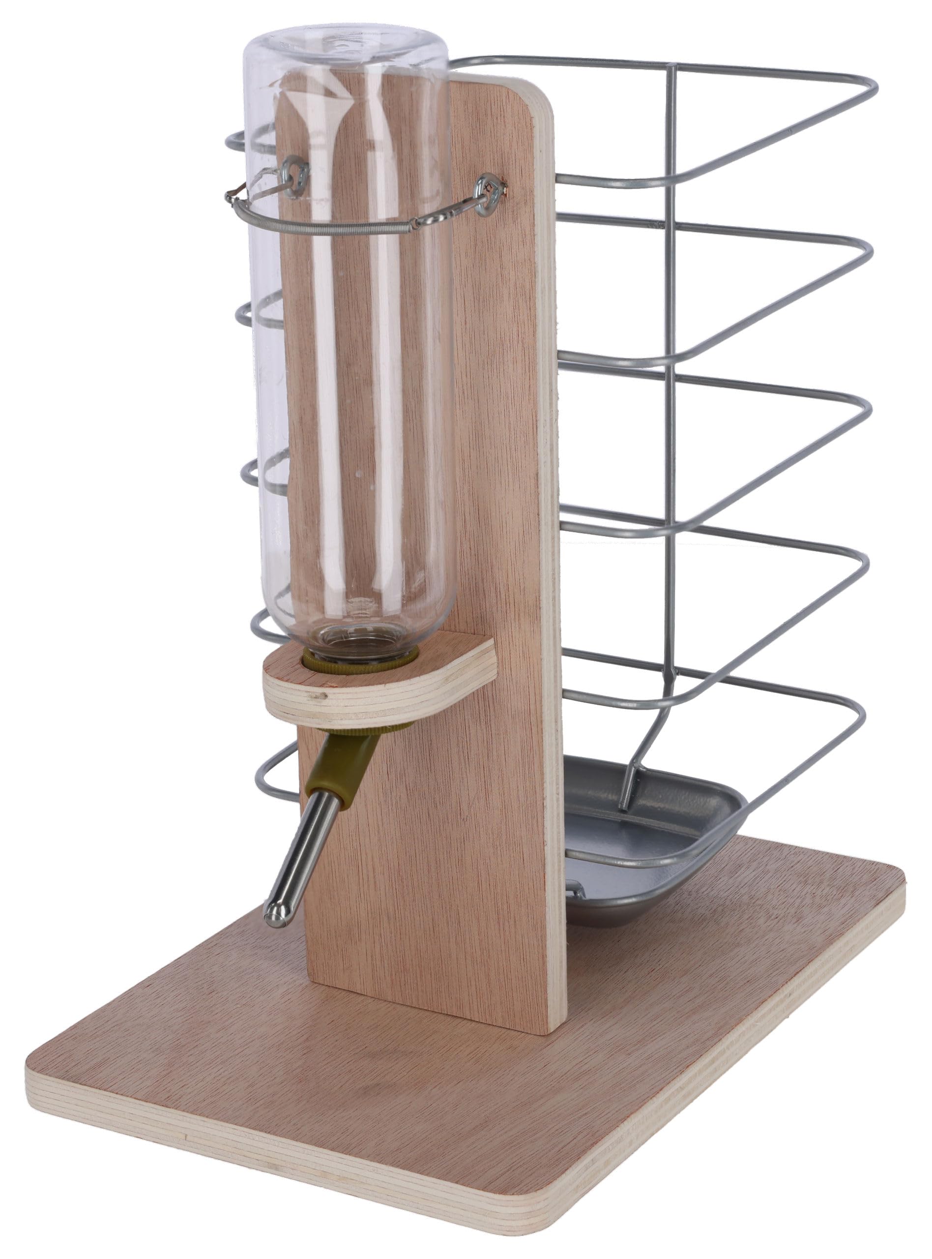 kerbl-pet-station-d-abreuvement-et-d-alimentation-pour-rongeurs-2-en-1-r-telier- image 1