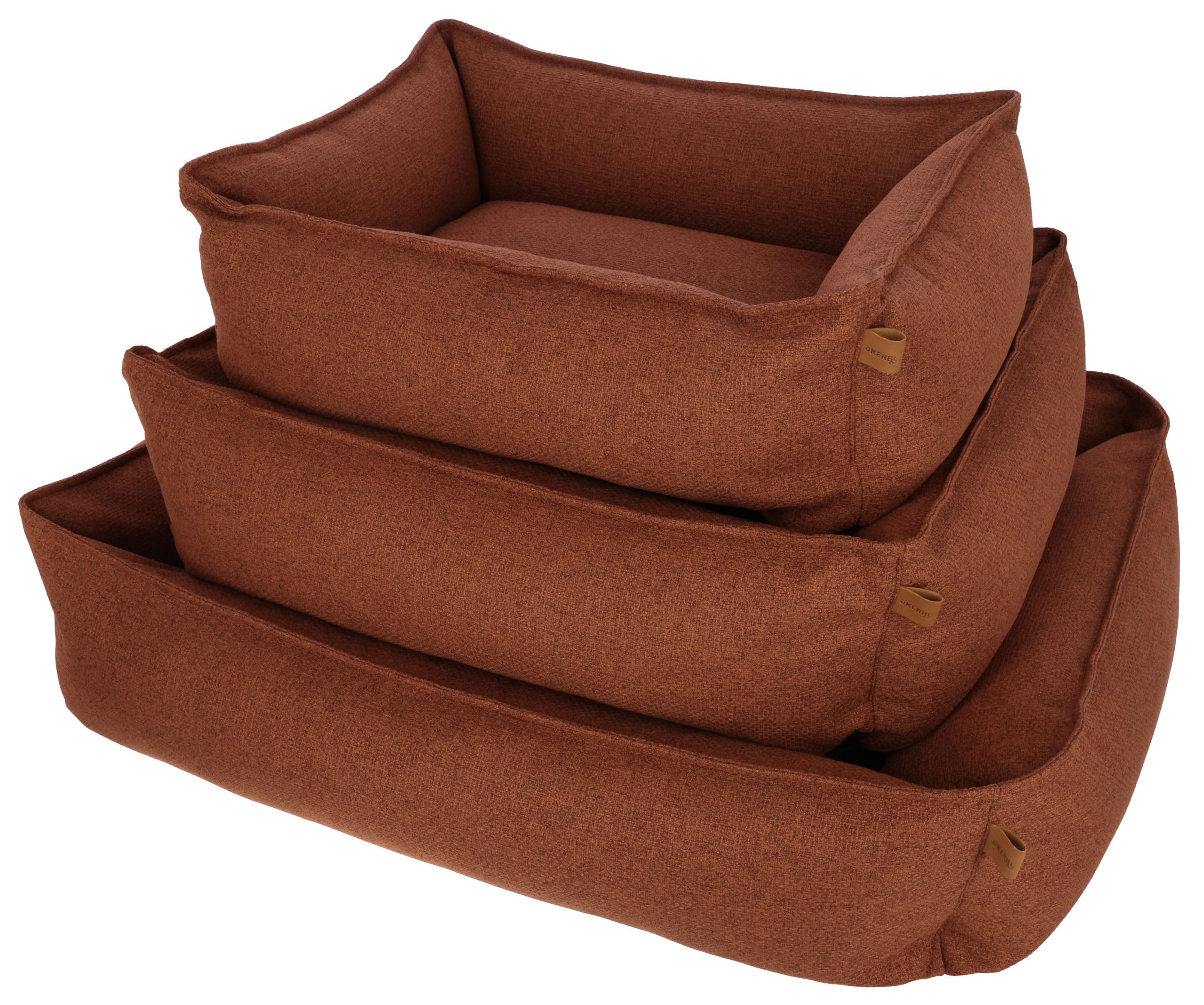 kerbl-pet-lit-douillet-oliver-pour-chien-marron-85-x-70-x-25-cm-housse-lavable image 6