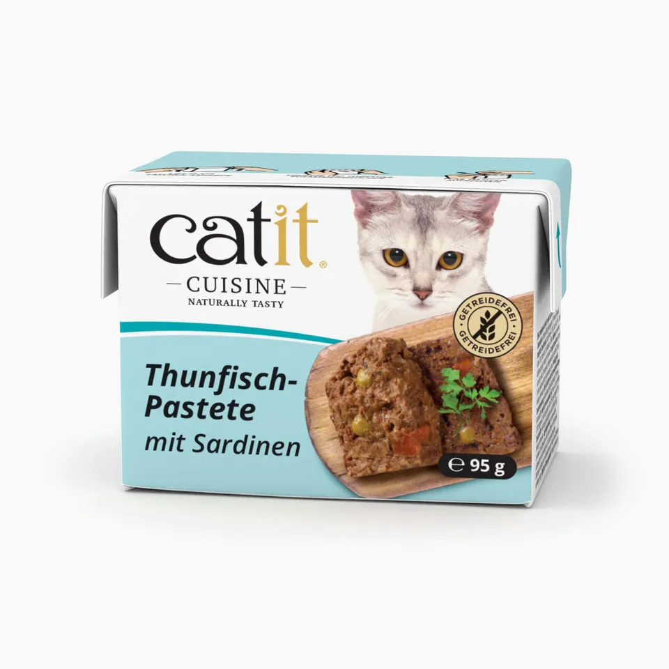 catit-cuisine-p-t-au-thon-et-aux-sardines-95-g-aliment-complet-sans-c-r-ales-pou image 1