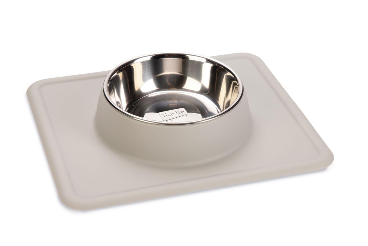 karlie-dex-gamelle-silicone-et-inox-noire-350-ml image 5
