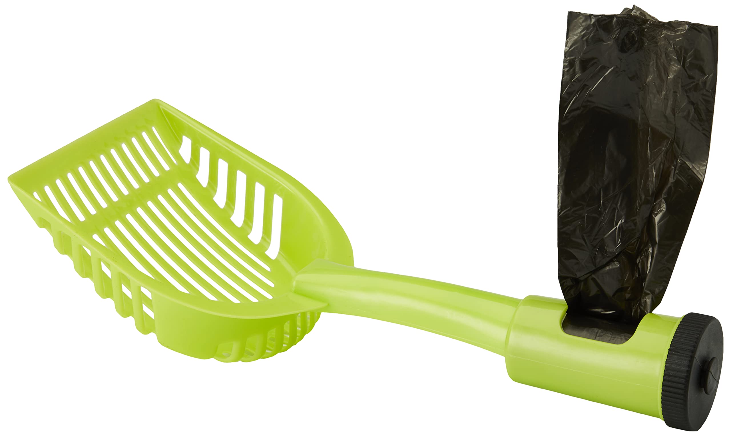 kerbl-pelle-pour-liti-re-avec-distributeur-de-sacs-28x12-5-cm-verte image 2