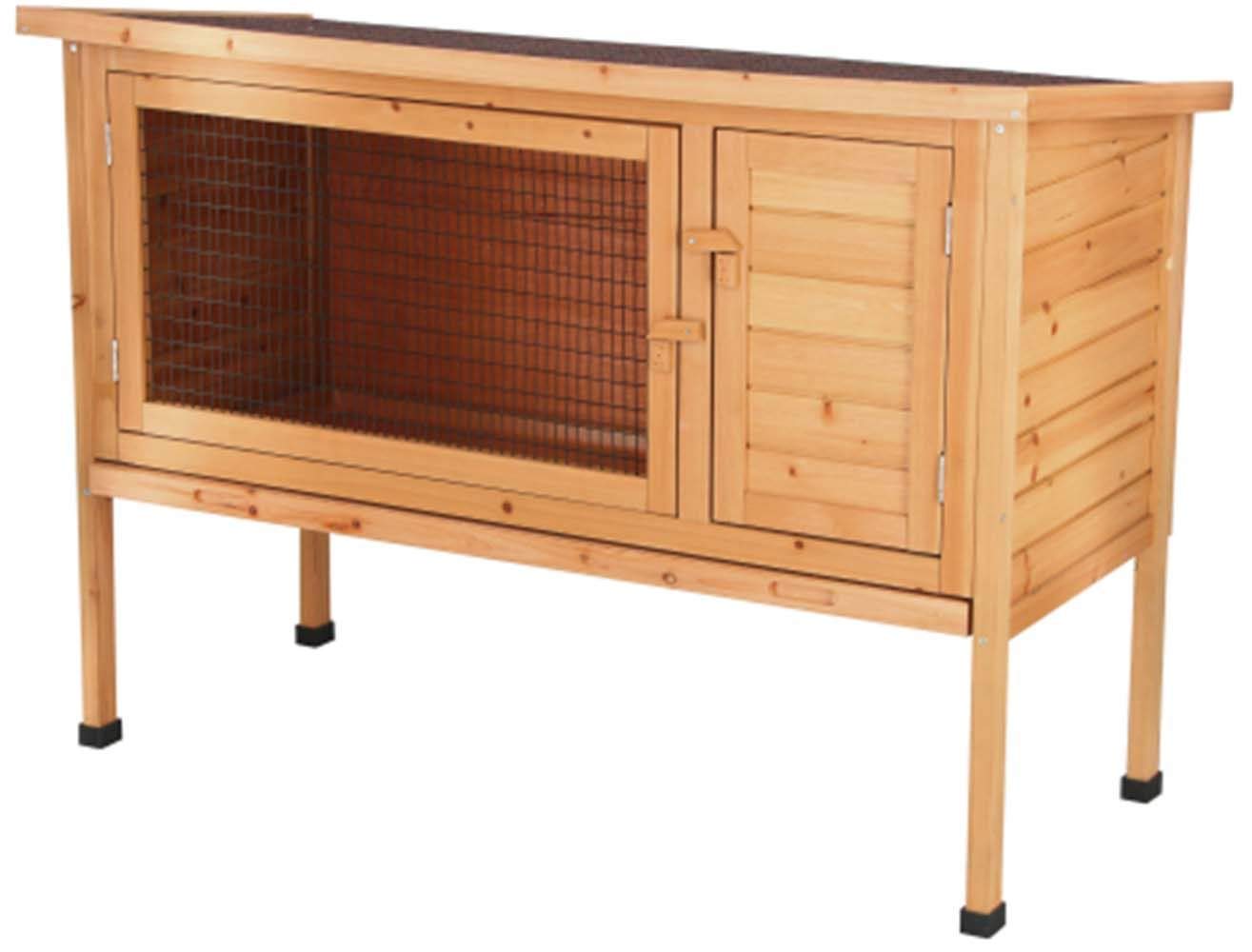 kerbl-buddy-clapier-pour-rongeur-116-x-52-x-82-cm-avec-toit-bitum image 2