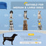pawhut-canap-chien-design-perle-avec-coussin-mousse-chiens-moyens-et-grands-bleu image 4