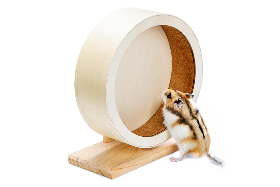 karlie-bogie-wheel-roue-rongeur-bois-et-li-ge-20-cm image 1