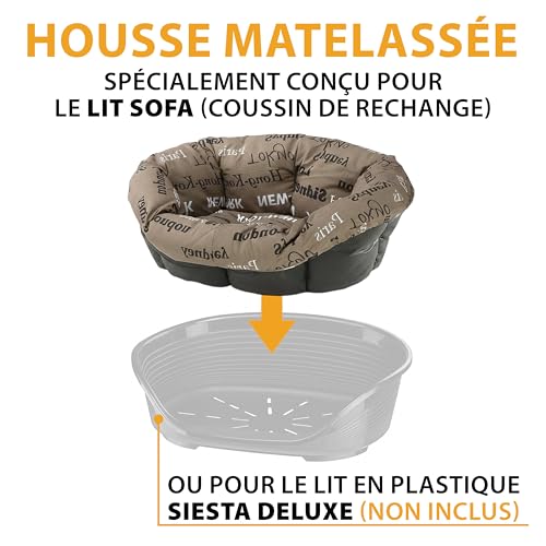 ferplast-sof-coussin-de-rechange-xl-marron-114-x-83-x-37-cm-lavable image 8