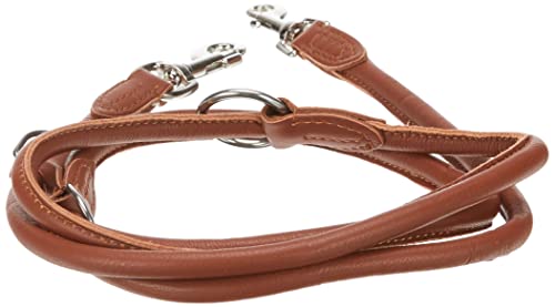 kerbl-roma-laisse-longue-chien-cuir-rond-cognac-200-cm-8-mm image 5