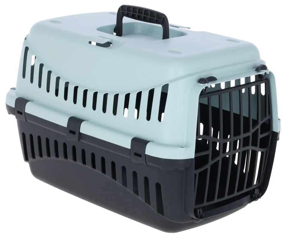 kerbl-pet-cage-de-transport-expedion-bleu-noir-45-x-30-x-30-cm-pour-chats-et-pet image 1