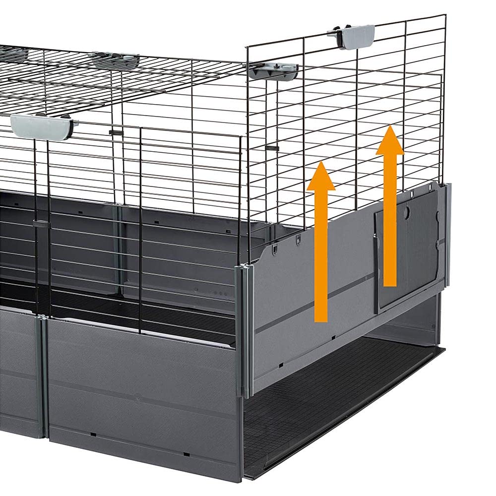 ferplast-multipla-double-cage-modulable-2-niveaux-lapins-et-cochons-d-inde-107-5 image 6