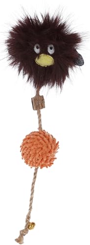 kerbl-pet-safari-emu-jouet-pour-chat-30-cm-au-bois-matatabi-avec-clochette image 2