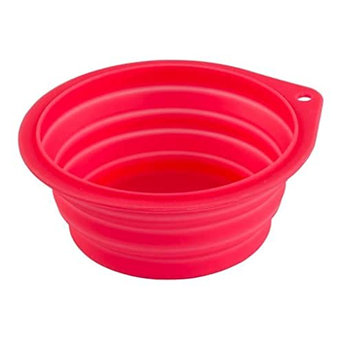 kerbl-cuelle-de-voyage-pliable-silicone-framboise-500-ml-pour-chien image 3