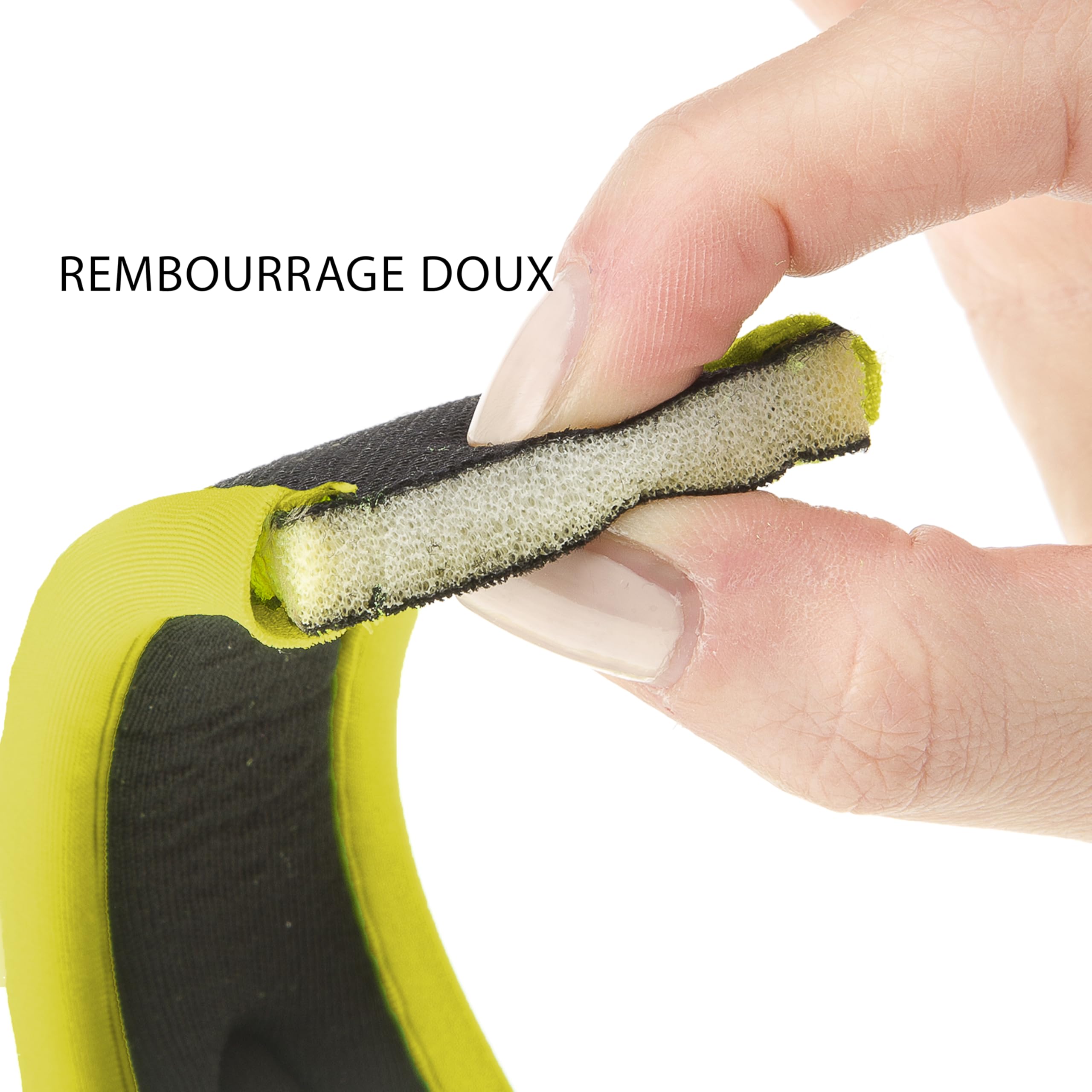 ferplast-ergofluo-laisse-nylon-pour-petit-chien-120-cm-x-15-mm-jaune-poign-e-erg image 4