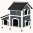 pawhut-abri-chat-ext-rieur-toit-imperm-able-multi-entr-es-gris image 2