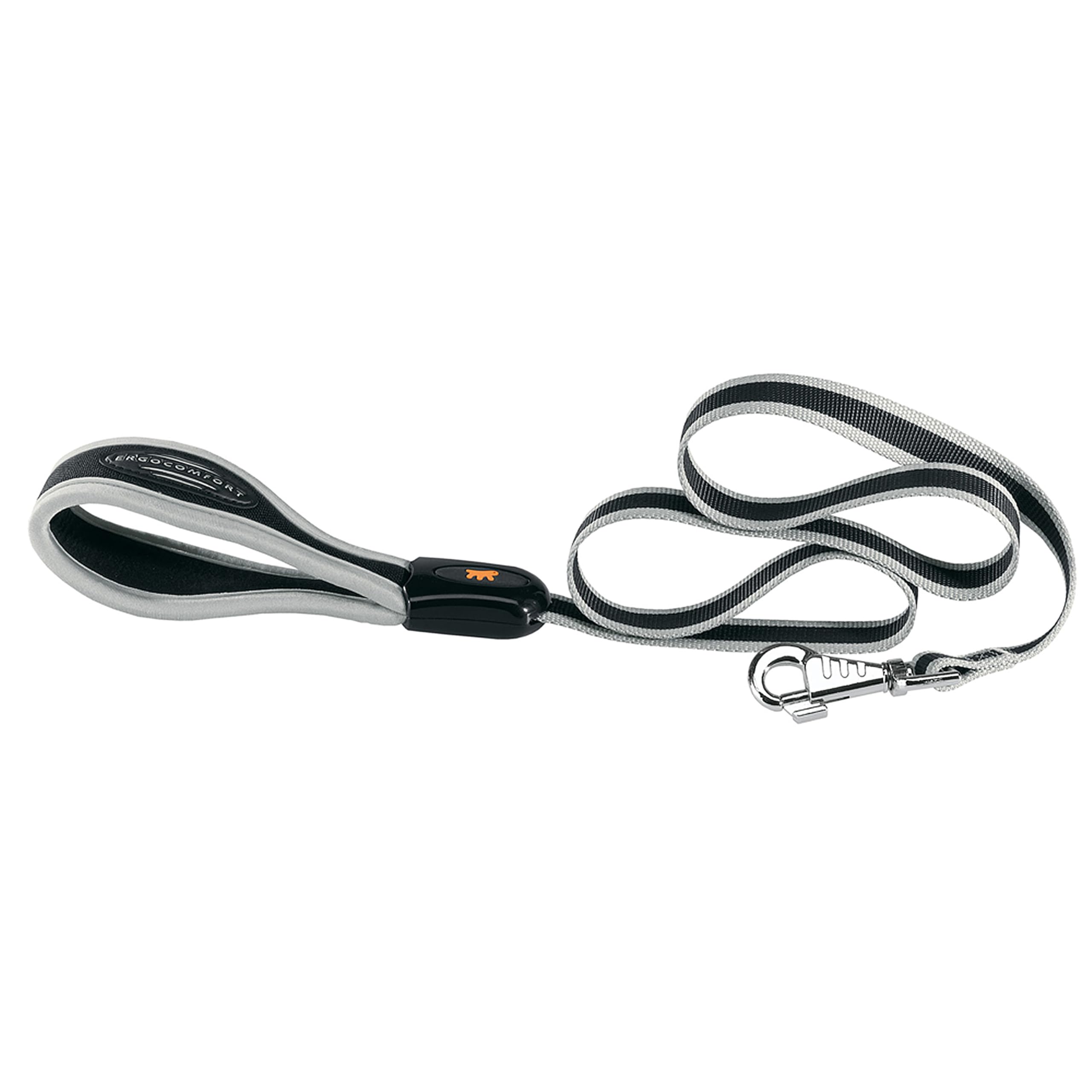 ferplast-laisse-chien-nylon-ergocomfort-120-cm-x-1-5-cm-argent image 1