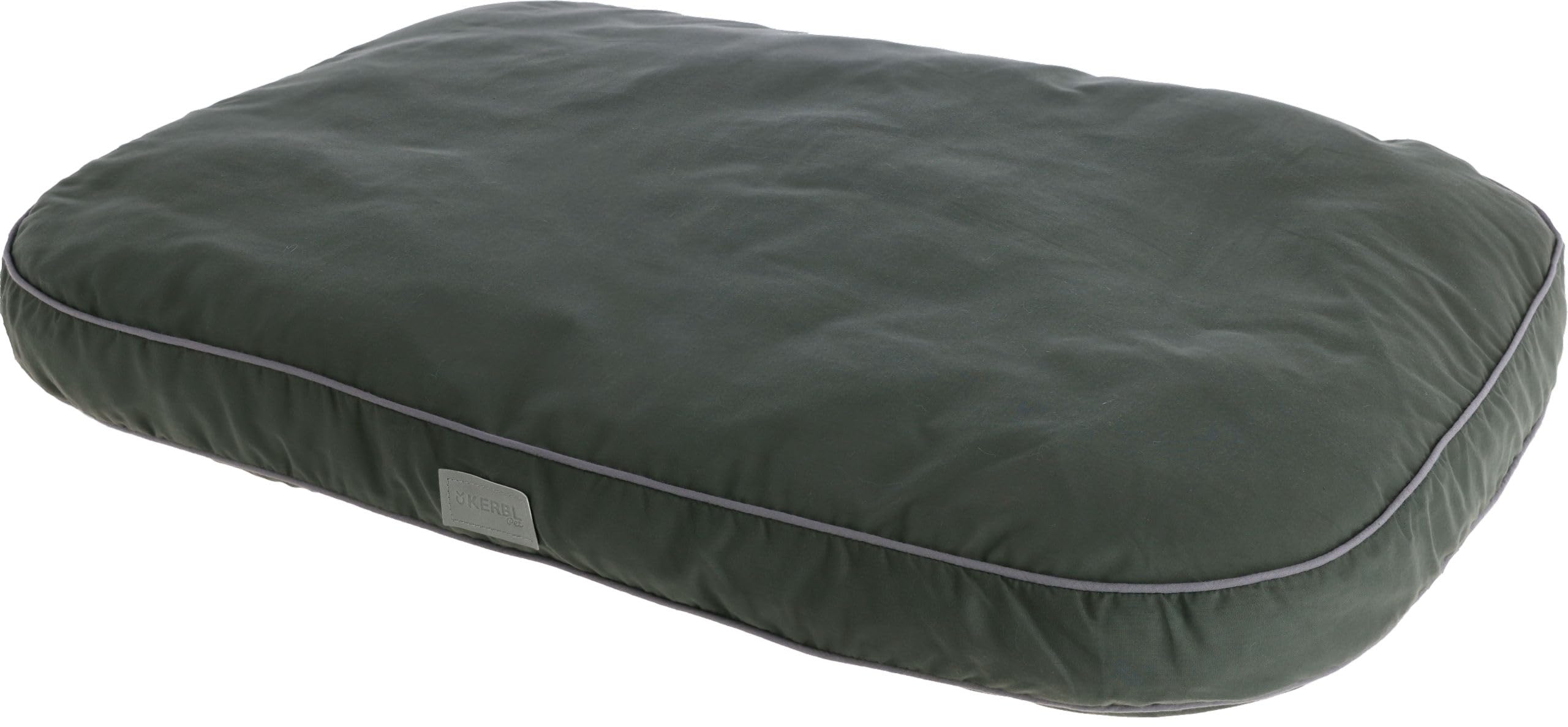 kerbl-pet-coussin-chien-jerome-vert-fonc-gris-80x60x6-cm image 1