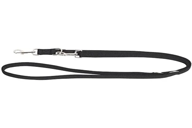 kerbl-miami-plus-laisse-longue-pour-chien-noire-200-cm-x-25-mm image 1