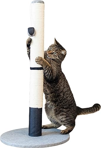 kerbl-pet-opal-pro-gris-noir-arbre-chat-40-x-40-x-80-cm-avec-balle-de-jeu image 7